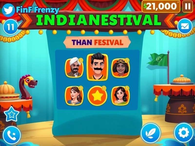 Fin Frenzy character selection screen